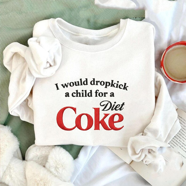 Embroidered Christmas Diet Coke Ugly Sweater Diet Coke Shirt Christmas Shirt Cute Coke Lover Sweater Cozy Gift For Soda Lovers 1763976972313.png