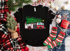 Christmas Sweatshirt Christmas Tree On Fire Truck Sweatshirt Winter Sweater Firefighter Christmas Crewneck Gift For For Firefighter Hero 1764139936153.jpg