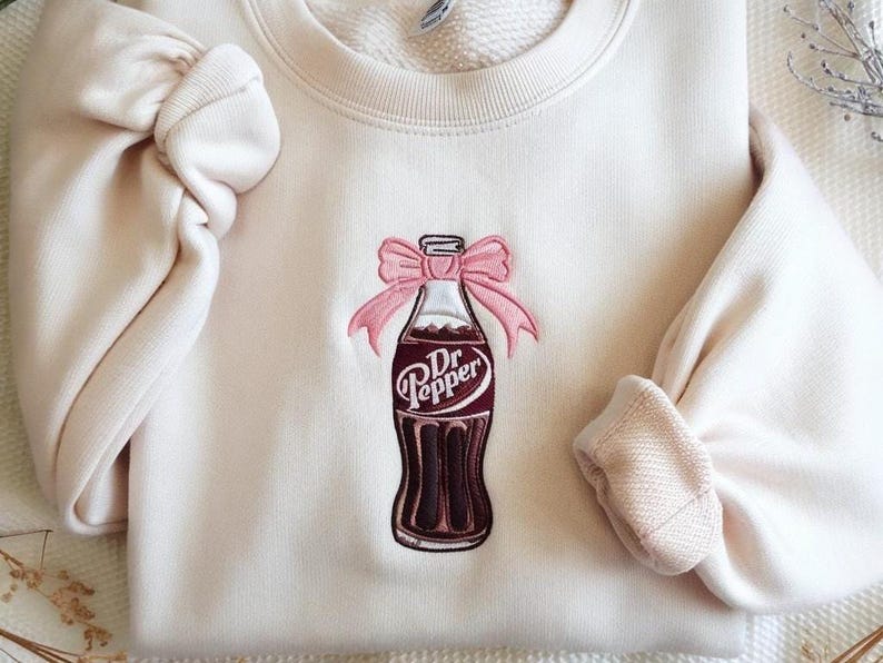 Embroidered Coquette Dr Pepper Sweatshirt Cute Soda Bottle Pullover Soft Girl Aesthetic Sweater Dr Pepper Lover Shirt Soda Lover Shirt 1764315151419.jpg