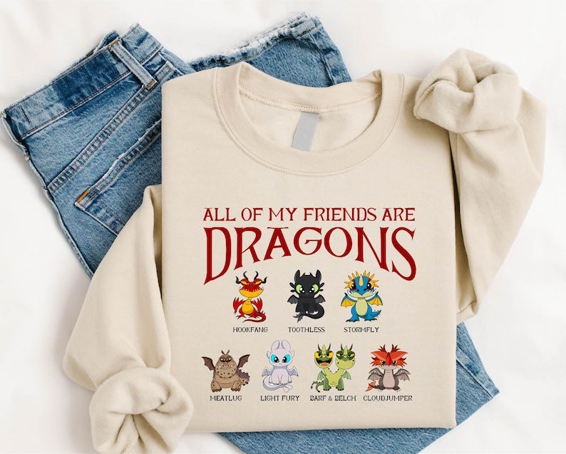 All My Friends Are Dragons Shirt Toothless And Light Fury Kids Sweatshirt Dragon Cartoon Shirt How To Train Your Dragon Inspired T Shirt 1764318192113.jpg