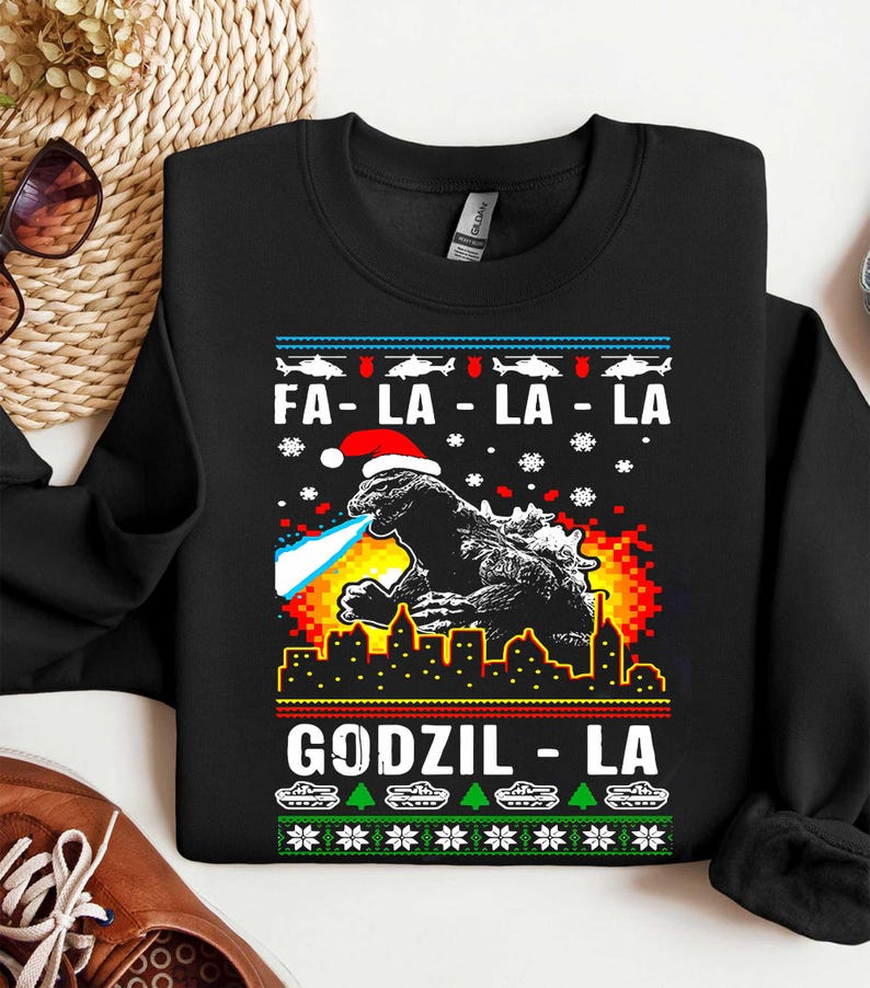 Funny Godzilla Ugly Christmas Sweatshirt Retro Godzilla Xmas Sweatshirt Monster Holiday Party Shirt Funny Christmas Gift 1764325396076.jpg