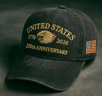 United States 250th Anniversary Dad Hat Embroidered Eagle  Flag Patch  Vintage Wash Strapback Patriotic Gift 1764648416095.png