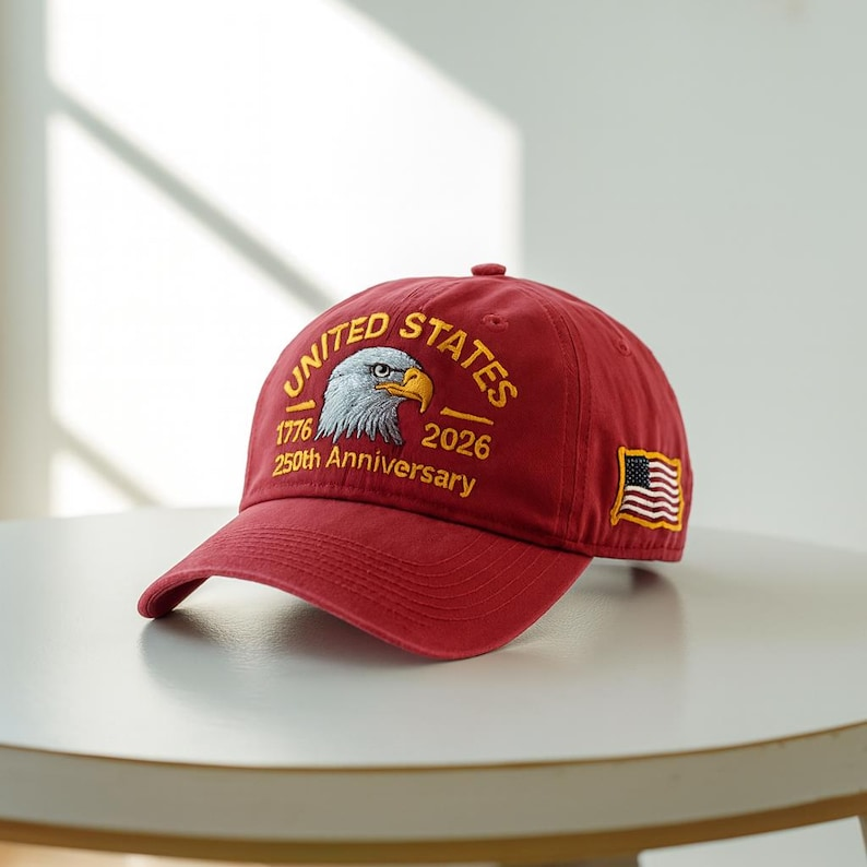 250th Anniversary Embroidered Eagle Hat Usa Flag Patch Navy Dad Cap 1764649755016.png