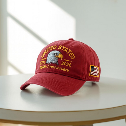 250th Anniversary Embroidered Eagle Hat Usa Flag Patch Navy Dad Cap 1764649755016.png