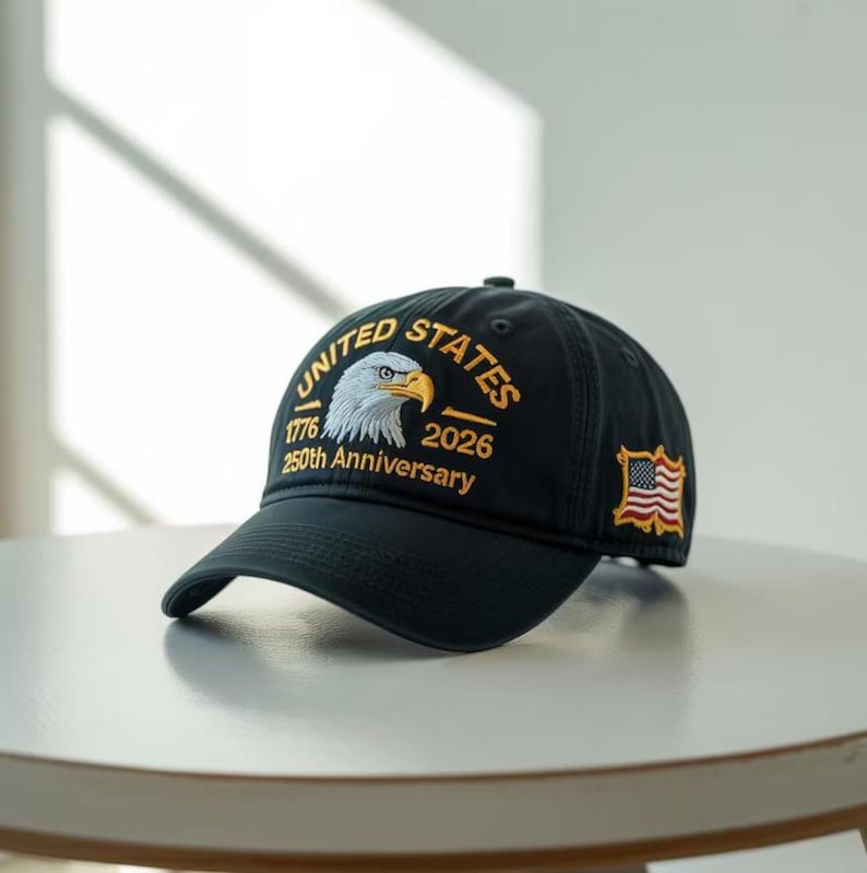 250th Anniversary Embroidered Eagle Hat Usa Flag Patch Navy Dad Cap 1764649755060.png