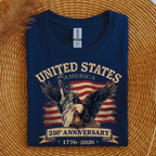 250th Anniversary American Usa Sweatshirt Patriotic 1776 2026 Eagle  Liberty Bell Crewneck 1764650248657.png