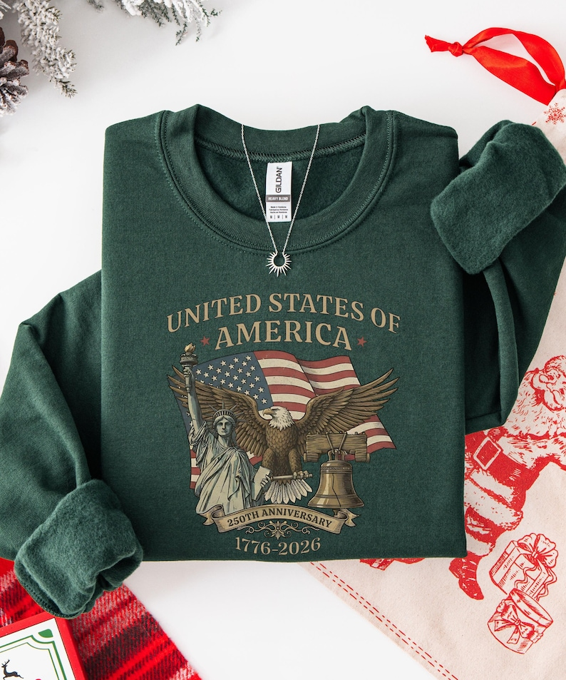 Usa 250th Anniversary Sweatshirt Vintage American Birthday Usa Independence Day Sweatshirt America 250th Anniversary Unisex Sweatshirt 1764650598002.png