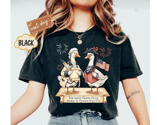 Comfort Colors Founding Goose Club Shirt 250th Anniversary Shirt Funny Patriotic History Tee Independence Day Shirt Usa Humor Shirt 1764651392901.png