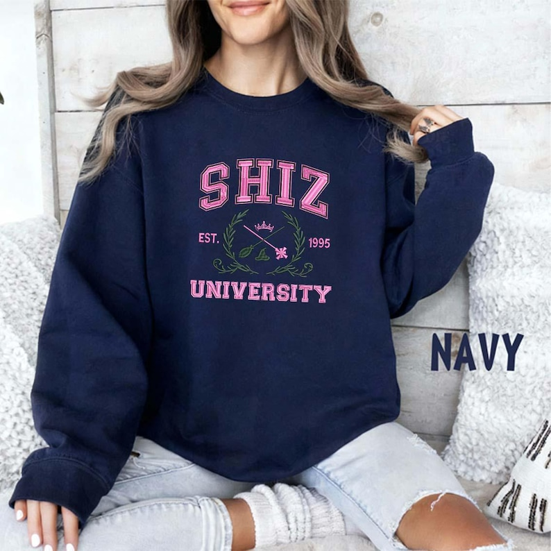 Embroidered Shiz Est 1995 Embroidered Sweatshirt Wickeds Movie Shirt Wizard Shiz University Tee Defying Gravitiy Changed For Good Shirt 1764817677463.png