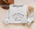 Embroidered Stars Hollow Connecticut Sweatshirt Cozy Winter Sweatshirt Stars Hollow Crewneck Autumn Embroider Sweater Reader Book Shirt 1764831022048.png