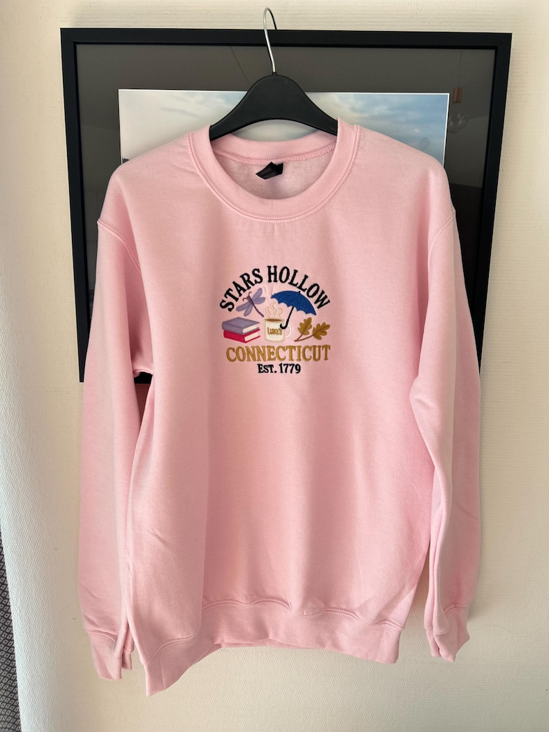 Gilmore Girls Embroidered Sweater   Cozy Autumn Sweatshirt 1764832177335.png