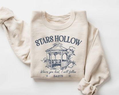Stars Hollow Sweatshirt Or Hoodie Stars Hollow Where You Lead I Will Follow Shirt Vintage Style Lukes Diner Sweatshirt 1764832416779.png