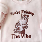Embroidered Marcus The Worm Sweatshirt Youre Ruining The Vibe Marcus The Worm Meme Tee Marcus The Worm Merch Funny Meme Brain Rot Shirt 1764904536772.png