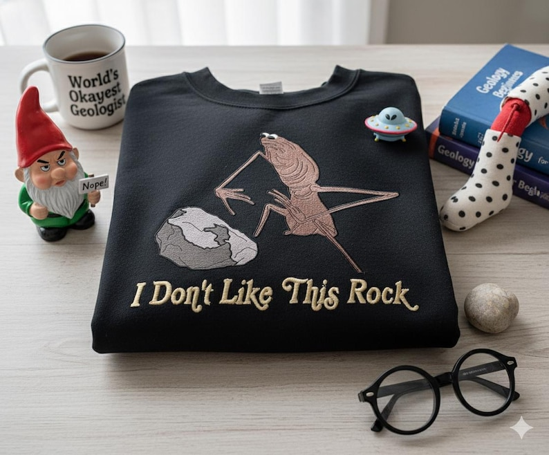 Embroidered Marcus The Worm Shirt I Dont Like This Rock Sweatshirt Marcus The Worm Meme Shirt Funny Meme Shirts Gift For Him Xmas Gift 1764905057188.png