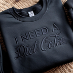 Embroidered Diet Coke Sweatshirt Funny Soda Lover Crewneck 1764906192105.png