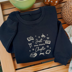 Embroidered Just One More Chapter Shirt Book Lover Sweatshirt Books And Coffee Tee Floral Bookish Hoodie Book Club Tshirt Reader Gift 1765163974089.png