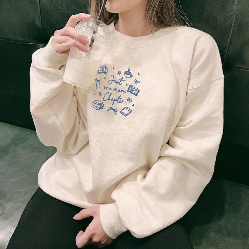 Embroidered Just One More Chapter Shirt Book Lover Sweatshirt Books And Coffee Tee Floral Bookish Hoodie Book Club Tshirt Reader Gift 1765163974969.png