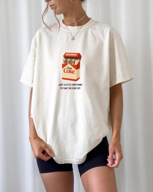 Just A Lil Something To Take The Edge Off T Shirt Funny Diet Coke Fridge Cigs Fridge Cigg Diet Coke Sarcastic Meme Shirt Coke Lover Gift 1765165858995.png