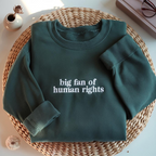 Embroidered Big Fan Of Human Rights Sweatshirt Minimalist Feminist Embroidered Crewneck Equality Social Justice Shirt Activism Gift Shirt 1765177145037.png
