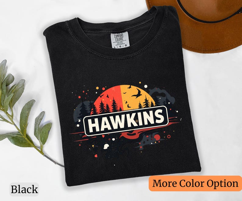 Hawkins Road Sign Shirt Vintage Retro 80s Sweatshirt 1765181330614.png