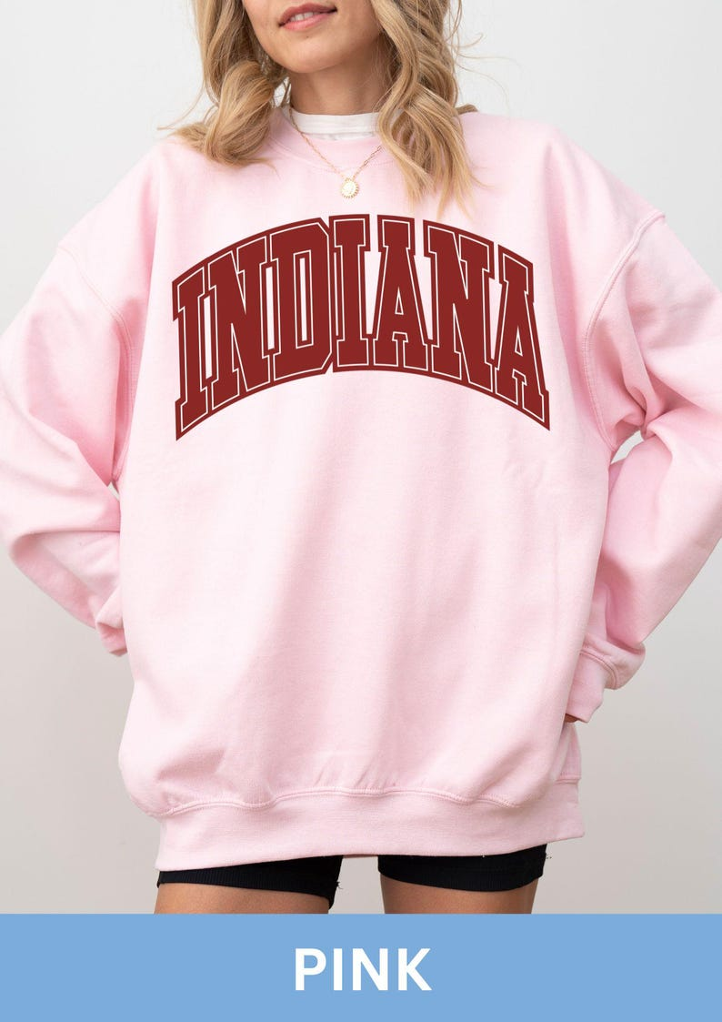 Indiana Sweatshirt Oversized Sweatshirt Indiana Football Indiana Basketball Gift Indiana Fan Football Sweatshirt Crewneck Basketball 1765182053534.png