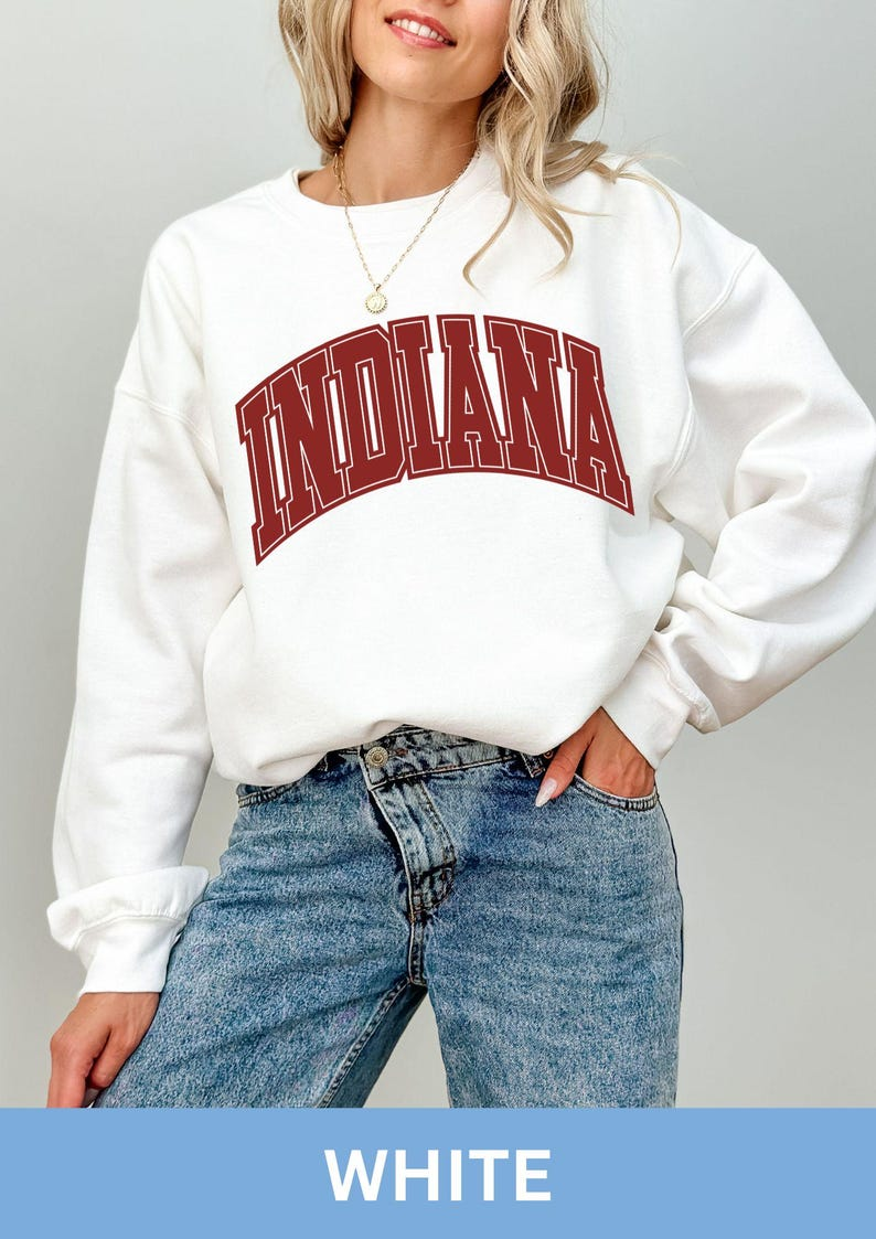 Indiana Sweatshirt Oversized Sweatshirt Indiana Football Indiana Basketball Gift Indiana Fan Football Sweatshirt Crewneck Basketball 1765182053739.png