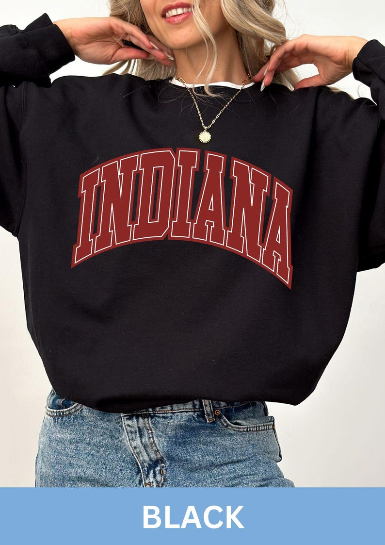 Indiana Sweatshirt Oversized Sweatshirt Indiana Football Indiana Basketball Gift Indiana Fan Football Sweatshirt Crewneck Basketball 1765182054625.png