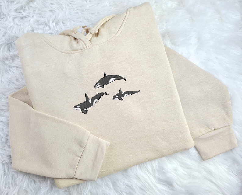 Embroidered Trio Orca Hoodie Killer Whale Orca Design Sweatshirt Wildlife Fishes Embroidery Unisex Hooded Jumper Awareness Animal Lover Gift 1765249836116.png