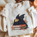 Dragon Book Embroidered Sweatshirt Fantasy Book Reader Sweatshirt Fourth Wing Sweater Basgiath War College Shirt Dragon Book Lover Shirt 1765252296769.png