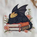 Dragon Book Embroidered Sweatshirt Fantasy Book Reader Sweatshirt Fourth Wing Sweater Basgiath War College Shirt Dragon Book Lover Shirt 1765252296897.png