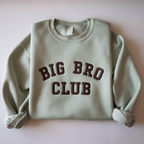 Big Bro Club Embroidered Sweatshirt Sibling Reveal Outfit Sibling Reveal Outfit Sweatshirt For Sibling Announcement Gift For Baby 1765946126441.png