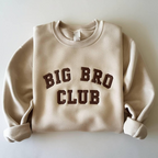 Big Bro Club Embroidered Sweatshirt Sibling Reveal Outfit Sibling Reveal Outfit Sweatshirt For Sibling Announcement Gift For Baby 1765946126448.png