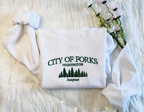City Of Forks Embroidered Sweatshirt Washington Forest Crew Neck 1765947082505.png