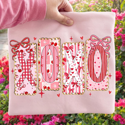 Preppy Xoxo Valentine Shirt Pink Red Heart Coquette Design Valentines Day Shirt Retro Girly Valentine Shirt Shirt Trendy Valentines Shirt 1766113024722.png