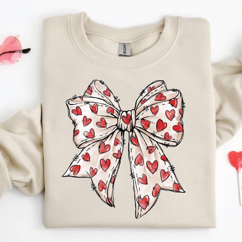 Valentines Day Coquette Bow Shirt Retro Heart Design 1766113678611.png