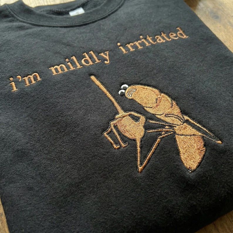 Embroidered Im Mildly Irritated Marcus The Worm Shirt Marcus The Worm Meme Shirt Brain Rot Shirt Robert Help Marcus The Worm Ugly Shirt 1766476160563.jpg