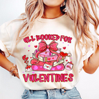 All Booked For Valentines Shirt Book Lover Shirt Design Floral Valentine Shirt Teacher Shirt 1766480634302.png