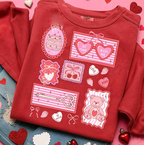 Pink Valentine Coquette Heart Shirt Be Mine Shirt Kiss Me Shirt Xoxo Shirt Sweet Cherry Love Shirt Happy Valentine Day Shirt Trendy Valentine Shirt 1766482240815.png