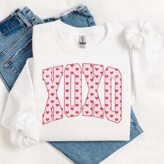 Xoxo Valentines Shirt  Heart Filled Distressed  Non Distressed  Cute Coquette Valentine Digital Download For Shirts Mugs And Gifts 1766547242434.png