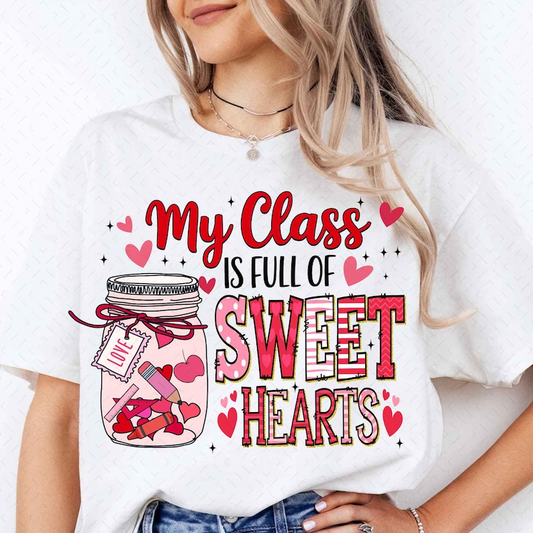 My Class Is Full Sweethearts Shirt Teaching Sweethearts Shirt Valentines Day Shirt Teacher Valentine Shirt Retro Valentine Shirt Cute Teacher 1766548789793.png