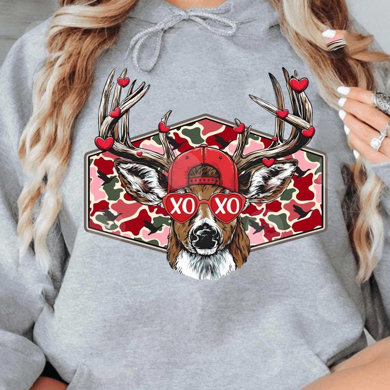 Valentine Buck Shirt Boys Valentines Shirt Valentine Design For Deer Hunter Valentine Camo Shirt Retro Valentines Hunting Shirt 1766550718337.png