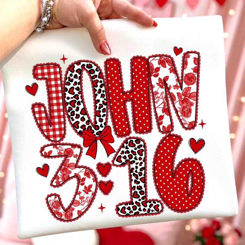John 316 Shirt Preppy Valentine Shirt Loved Valentine Shirt Christian Valentine Shirt Bible Verses Shirt Coquette Valentine Shirt Valentine Shirt 1766559454983.png