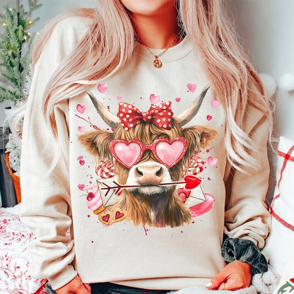 Heifer Valentine Shirt Highland Cow Valentine Shirt Valentine Day Western Country Shirt Love You Till The Cows Come Homecoquette Valentine Shirt 1766561504971.png