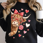 Funny Valentine Highland Cow Shirt Valentine Coquette Shirt Valentines Day Sublimation Howdy Valentine Shirt Love Xoxo Heart 1766562283834.png