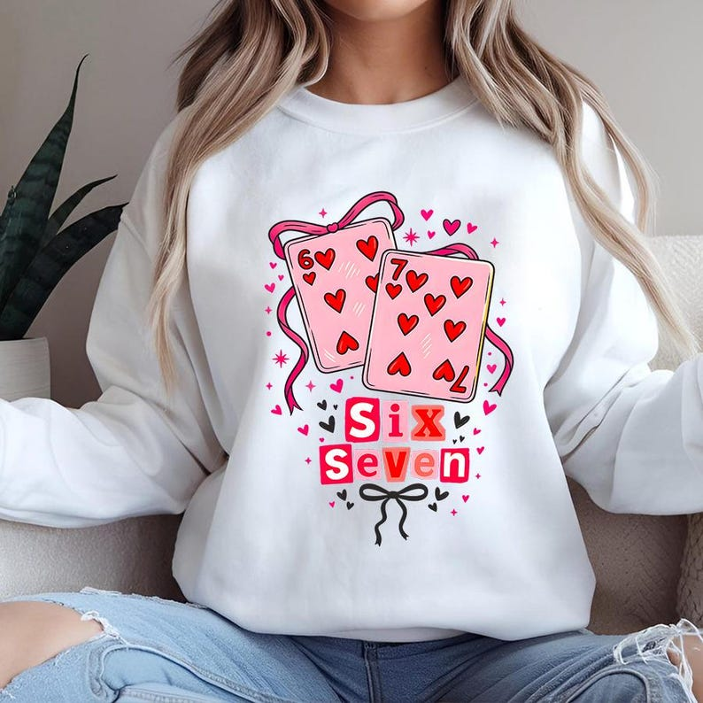 Valentine 6 7 Playing Cards Shirt Preppy Six Seven Meme T Shirt Cute Coquette Pink Lovers Tee Funny Teen Valentine Graphic Top 2026 1766644822807.png