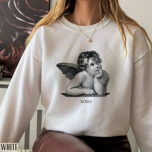 Light Academia Clothing Valentines Day Sweatshirt Cherub Angel Shirt Xoxo Sweatshirt Dark Academia Alt Clothing Valentine Sweatshirt 1766646295469.png