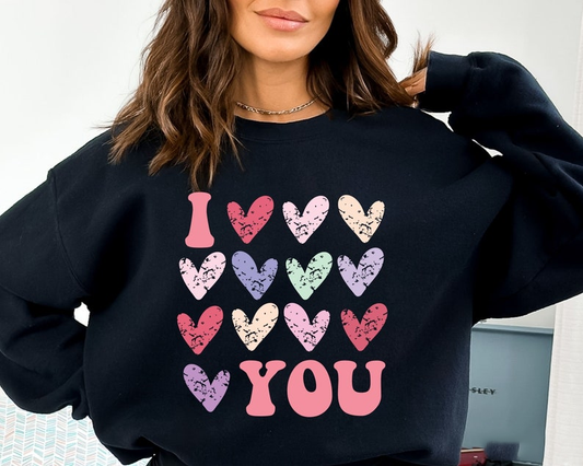 I Love You Shirt Valentines Day Shirt Valentine Heart Shirt Valentine Shirt Shirt Heart Shirt Love Shirt Retro Valentine Shirtgroovy Valentine Shirt 1766723747816.png