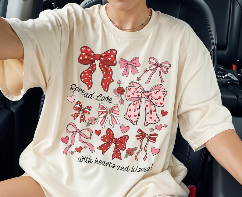 Valentines Day Shirt Cute Coquette Hearts Tshirt Galentines Gift For Best Friend Trendy Valentine Top For Women 1766806681894.png