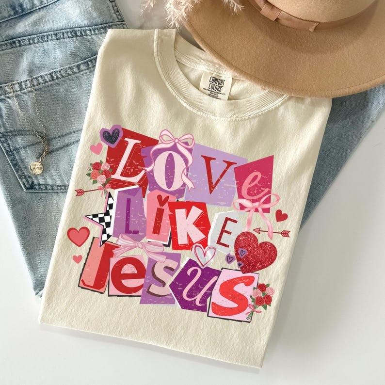 Christian Valentines Day Comfort Colors Shirt Love Like Jesus Tshirt Inspirational Bible Verse Tee Religious Vday Gift Apparel For Believer 1767063034314.png