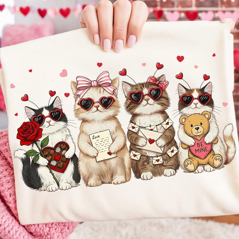 Happy Meowentines Shirt Valentine Cat Shirt Heart Love Cat Valentine Shirt Trendy Valentines Day Shirt Shirt Cute Cat Lover Cupid Cat 1767153400972.png